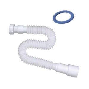 Гибкая труба с гайкой 1 1/4"х40/50 под плоскую прокладку, 740мм, AV Engineering