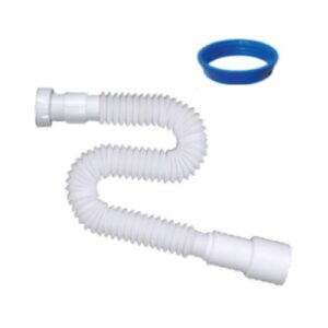 Гибкая труба с гайкой 1 1/4"х40/50 с конусной прокладкой, 740мм, AV Engineering