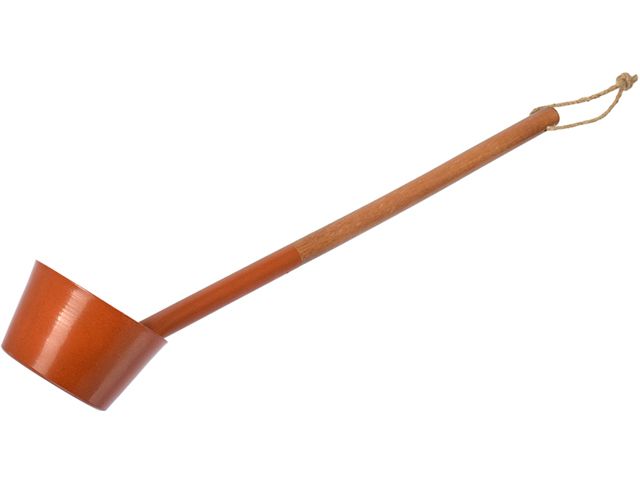 Ковш из алюминия 0,2 л,, терракотовый "Банные штучки"