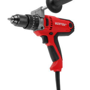 Ударная дрель-шуруповерт WORTEX DR 1323 D в кор. 450 Вт, 83 Нм, 2 скор., БЗП 1.5-13 мм, 4 м шнур