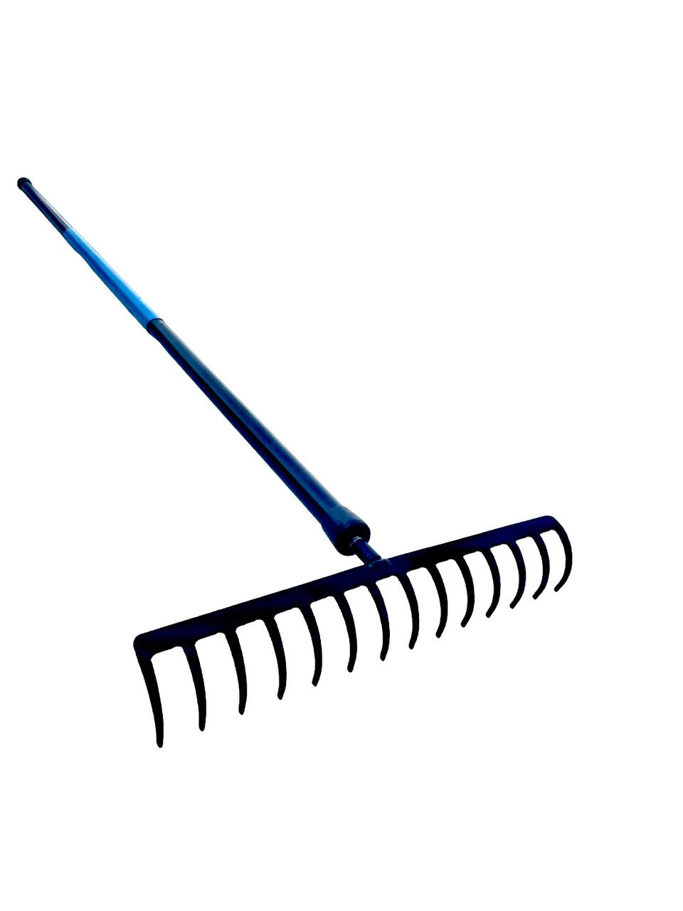 Грабли мет. с прямыми зубьями 14 зуб., черенок 1500мм