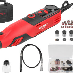 Гравер электрический WORTEX MG 3217 E в чем.+аксессуары 130 Вт, 10000-35000 об/мин, цанга 3,2 + БЗП