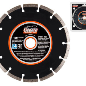 Алмазный круг 180х22 мм универс. сегмент. GEPARD