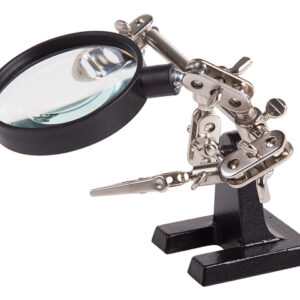 Держатель «Третья рука» с лупой х2.5 REXANT