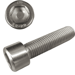 Винт М6х50 мм с внутр. шестигр., нерж. сталь (А2),  DIN 912 (10 шт в зип-локе) STARFIX