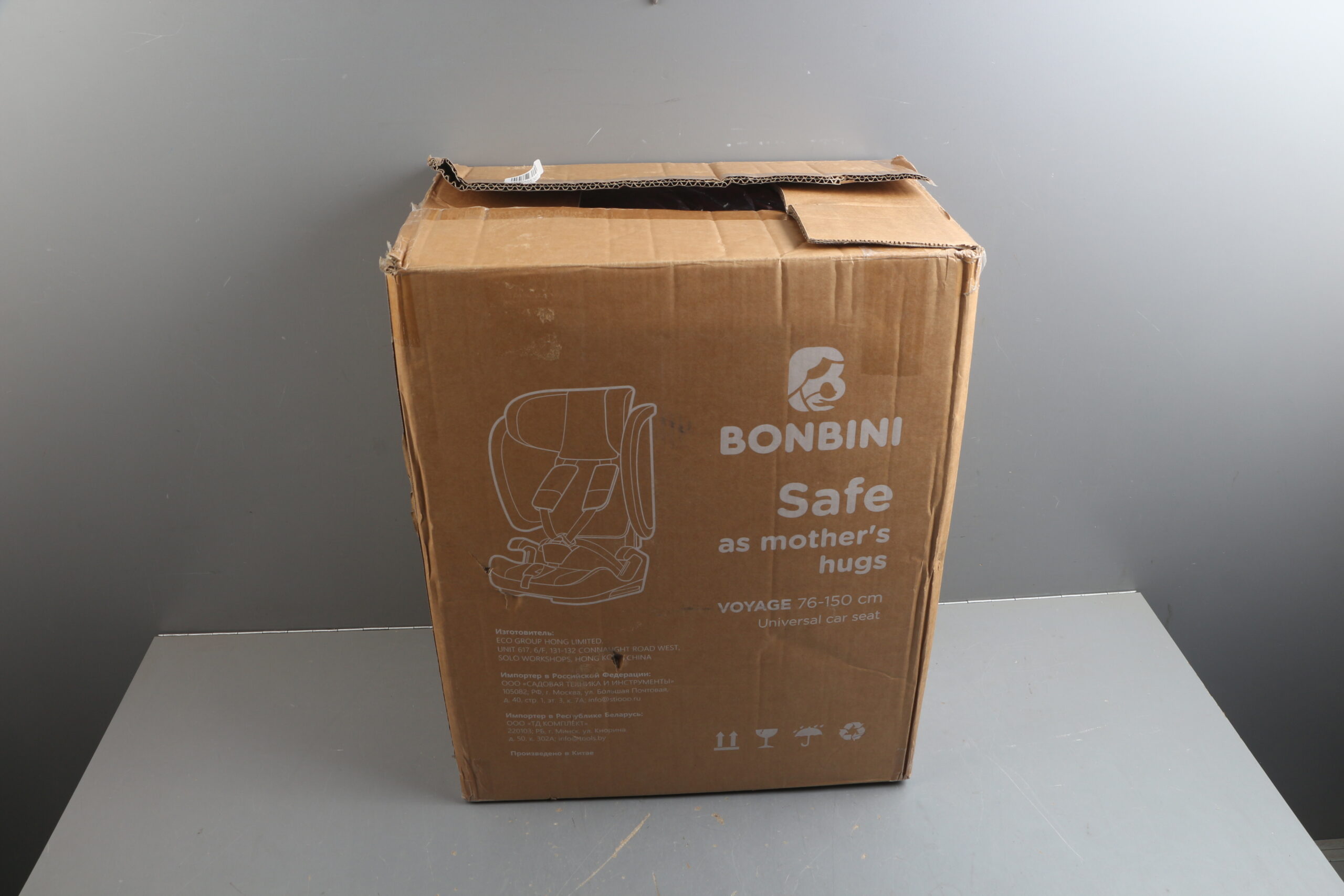 Автокресло BONBINI Voyage Coral Red melange (BO-3231119) уцененный (3828052800)