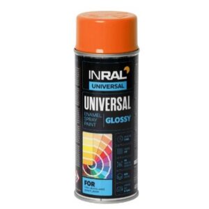 Краска-эмаль аэроз. универсальная оранжевый INRAL 400мл (2004)