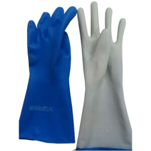 Перчатки КЩС с ворс подложкой размер 8/M К80 Щ50 "Суперфлок" (инд. уп.)