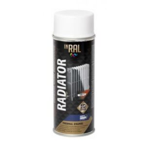 Краска-эмаль аэроз. для радиатора белый INRAL 400мл