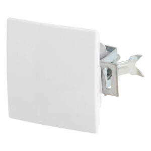 Выключатель 1 клав. (cкрытый, 6А) белый, Стандарт, Юпитер