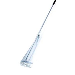 Грабли веерные раздвижные "Лидер"с мет. черенком