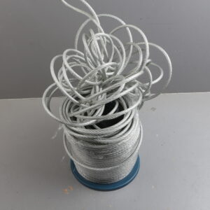 Трос стальной в ПВХ М8(6) DIN 3055 (бухта 100 м) STARFIX уцененный (2453606604)