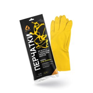 Перчатки К80 Щ40 латексные с хлопковым напылением р-р 9/L Jeta Safety