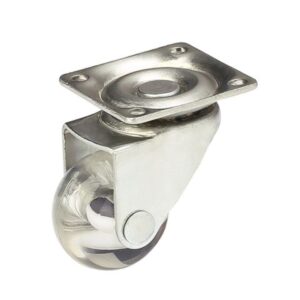 Опора колёсная d-35мм поворотная площадка STARFIX