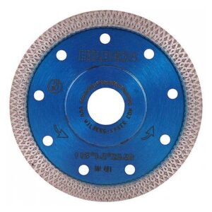 Алмазный круг 115х22 мм по керамике сплошн.ультратонкий X-Turbo HILBERG