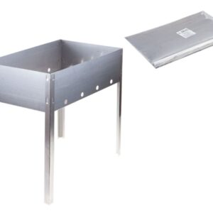 Мангал сборный "Эконом" в плёнке (400х250х400х0,4толщ), PERFECTO LINEA