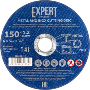 Круг отрезной 150х1.2x22.2 мм для металла и нерж. стали EXPERT STARTUL