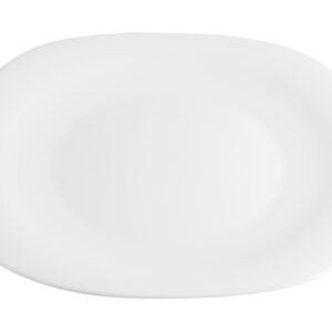 Тарелка обеденная стеклокерамическая, 278 мм, квадратная, серия QUADRO (Квадро), DIVA LA OPALA