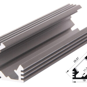 Профиль для светодиодной ленты угловой PAL 1919 (2м) JAZZWAY