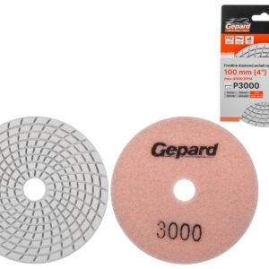Алмазный гибкий шлифкруг "Черепашка" 100мм P3000 мокр. GEPARD (GP5022-3000)