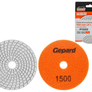 Алмазный гибкий шлифкруг "Черепашка" 100мм P1500 мокр. GEPARD (GP5022-1500)