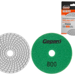 Алмазный гибкий шлифкруг "Черепашка" 100мм P800 мокр. GEPARD (GP5022-800)