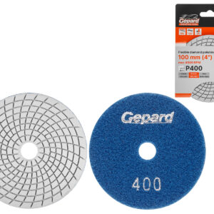 Алмазный гибкий шлифкруг "Черепашка" 100мм P400 мокр. GEPARD (GP5022-400)