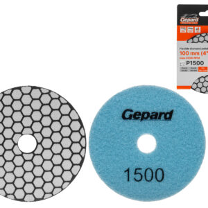 Алмазный гибкий шлифкруг "Черепашка" 100мм P1500 сух. GEPARD (GP5023-1500)