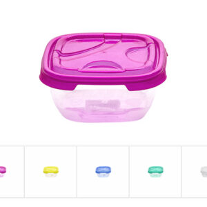 Контейнер пласт. прямоуг. 0.3 л, с крышкой, Frigo, DRINA