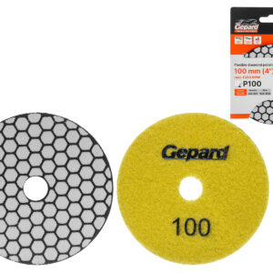 Алмазный гибкий шлифкруг "Черепашка" 100мм P100 сух. GEPARD (GP5023-100)
