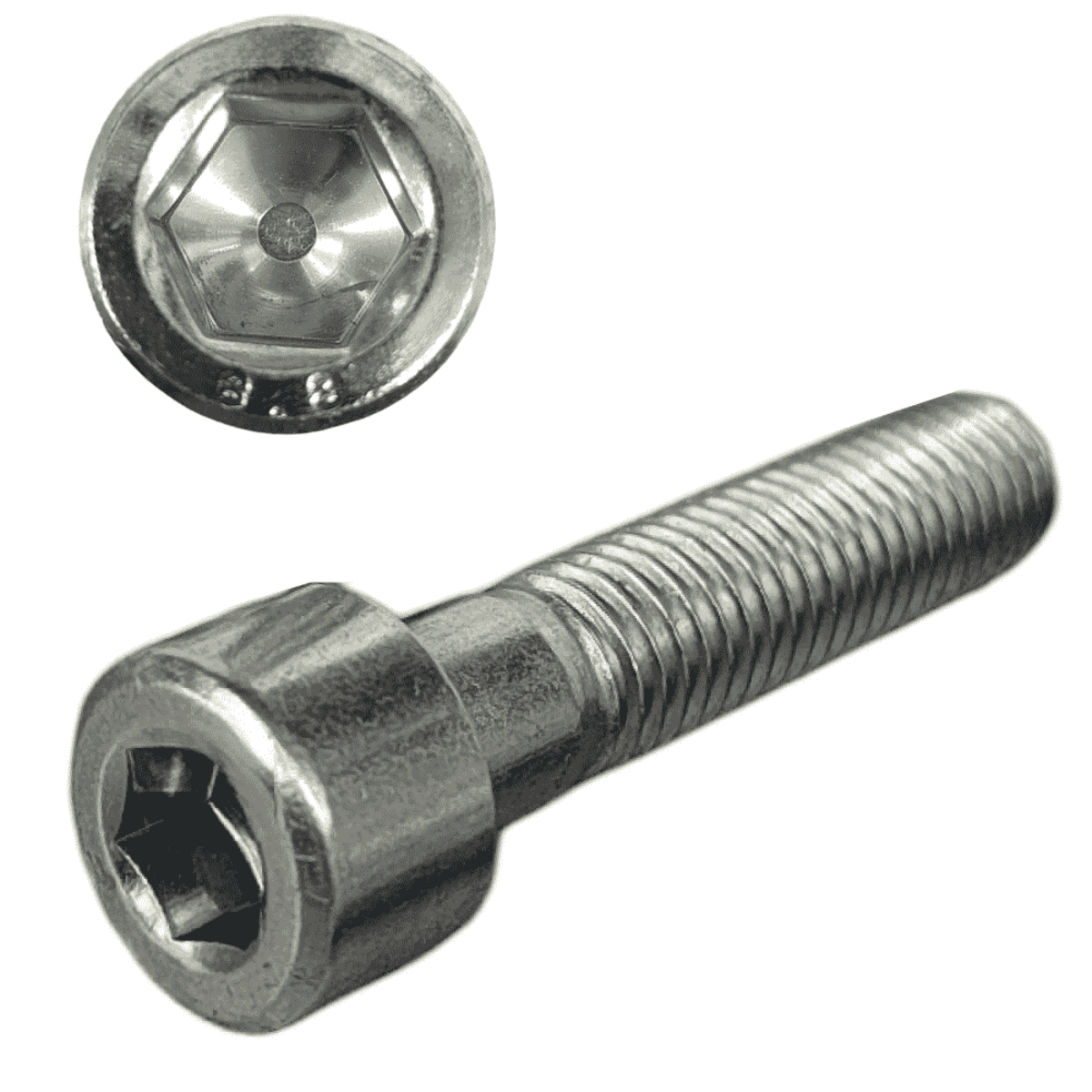 Винт М8х25 мм с внутр. шестигр., цинк, кл.пр. 8.8, DIN 912 (10 шт в зип-локе) STARFIX