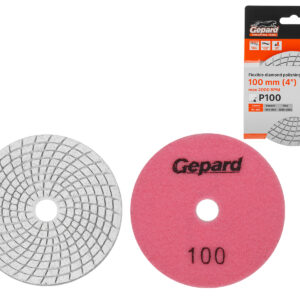 Алмазный гибкий шлифкруг "Черепашка" 100мм P100 мокр. GEPARD (GP5022-100)