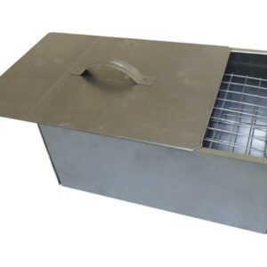 Коптильня, 2-хярусная, 400х280х180мм, ( сталь 0,8мм), PERFECTO LINEA