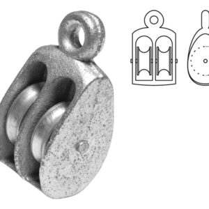 Блок двойной металл 25 мм STARFIX