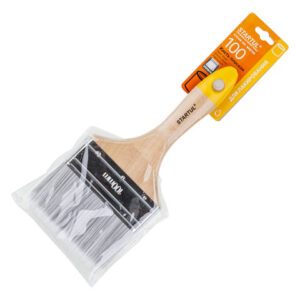 Кисть плоская 4"-100мм синтет. щетина (лаки) STARTUL MASTER