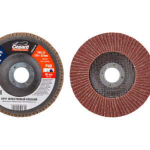 Круг лепестковый 125х22мм P60 плоск. GEPARD (GP5016-60)