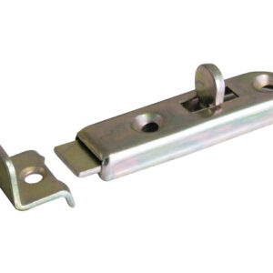 Задвижка мебельная, желтый цинк STARFIX