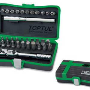 Набор головок MINI 1/4" 34предм. 6гр.TOPTUL