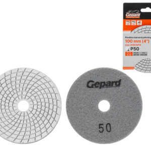 Алмазный гибкий шлифкруг "Черепашка" 100мм P50 мокр. GEPARD (GP5022-50)