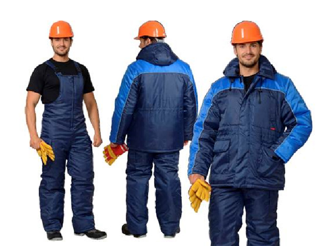 Костюм (куртка+п/к) утепленный "Балтика" (синий+василек Оксфорд) р-р 56-58 рост 170-176, РФ