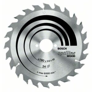 Диск 190х30 24 зуба OPTILINE (Bosch)