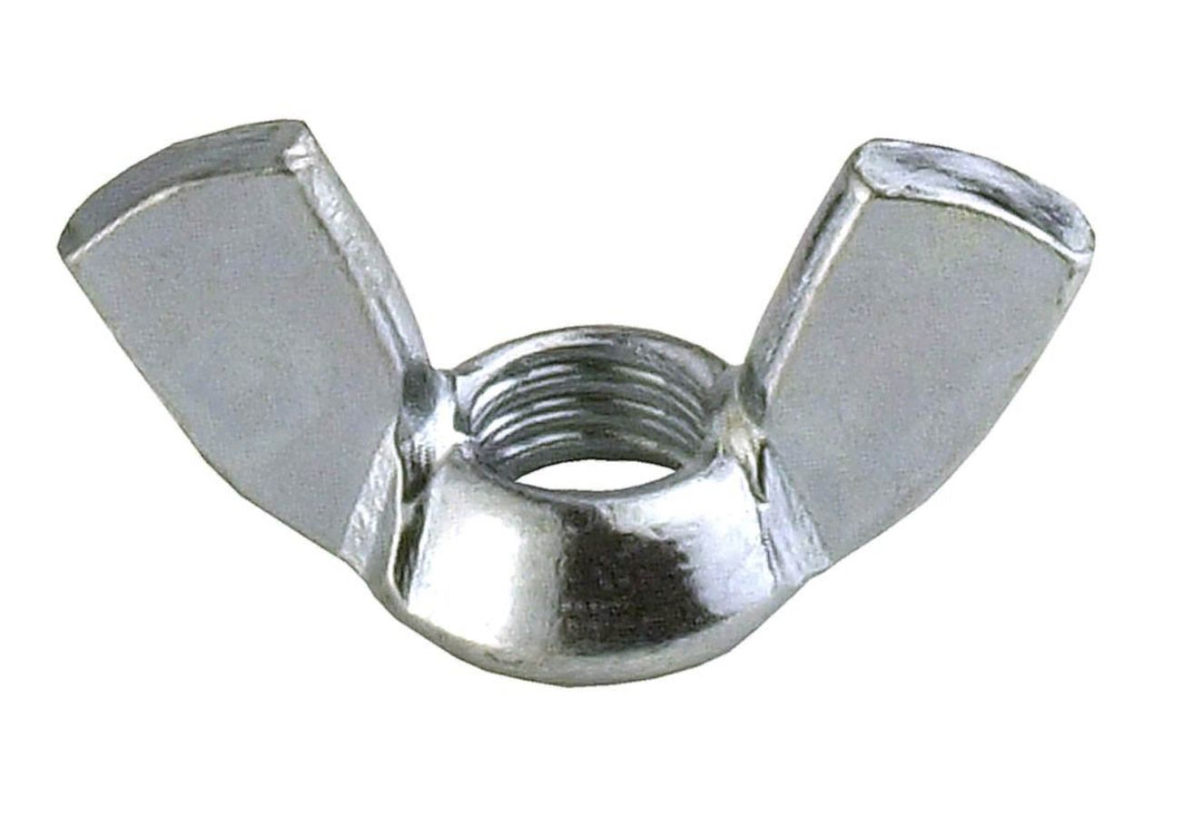 Гайка М4 барашковая, цинк, DIN 315 (100 шт в пласт. конт.) STARFIX