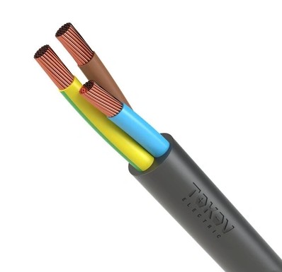 Провод ПВС 3х1,5 (бухта 100м) Ч TOKOV ELECTRIC
