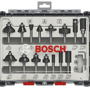 Набор фрез смешанный 6 мм (15шт) BOSCH