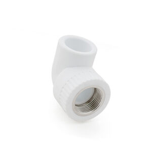 Колено ПП комб. вн. 32х3/4", бел. РТП