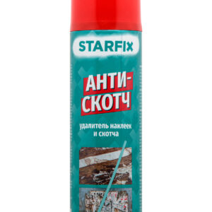 Удалитель наклеек и скотча STARFIX Антискотч (аэрозоль) 335 мл