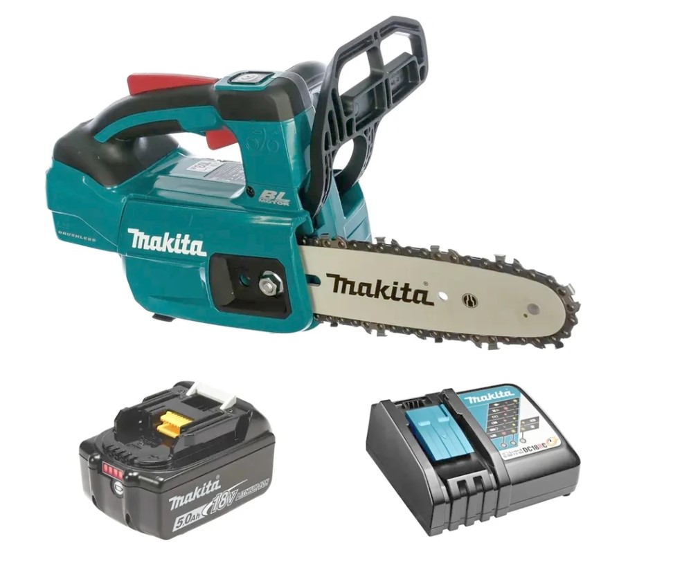 Аккум. пила цепная MAKITA LXT DUC204RT 8"/20см, 3/8", 1,1мм, 24м/с, XPT