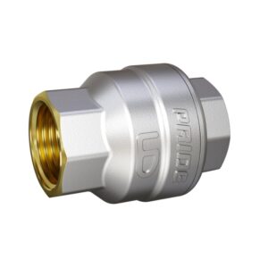 Клапан обратный 1/2" вн.-вн. пружинный латунный шток, LD