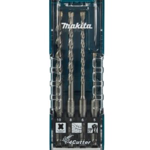 Набор буров SDS-Plus 4Cutter MAKITA 4 шт (5,6,8,10 мм)