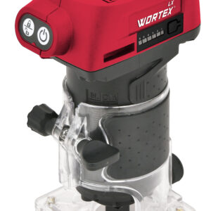 Аккум. фрезер кромочный WORTEX LX CMM 1822 в кор. XLT SOLO БЕСЩЕТ., 18 В, цанга 6/8, рег. об.